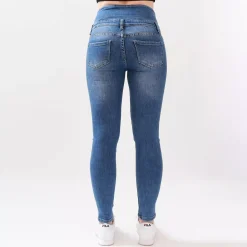 JEANS Farkut></noscript>Foly Rose stretchfarkut sininen