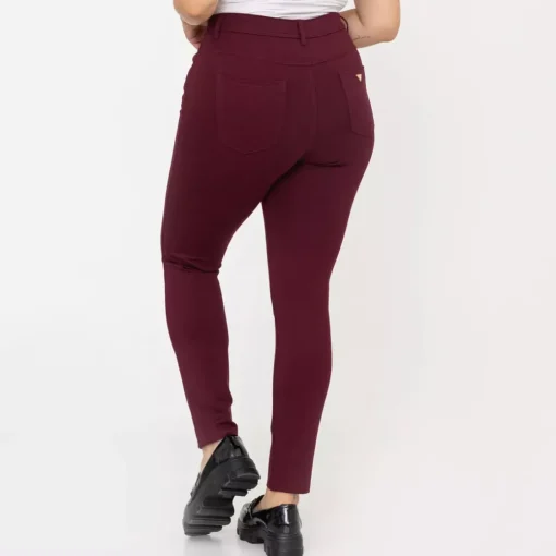 JEANS Housut | Plus!>Foly Rose stretch-housut burgundi