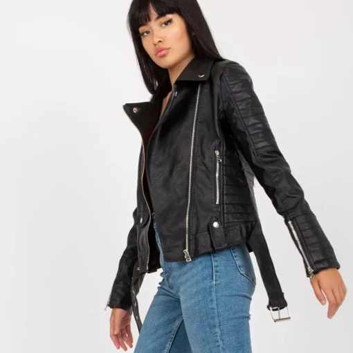 JEANS Takit>Forget Me Not Daria keinonahkatakki musta