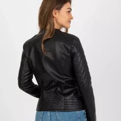 JEANS Takit></noscript>Garoff Ziggy keinonahkatakki musta