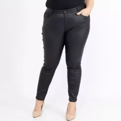 JEANS Housut | Plus!>Girl Vivi Coated housut musta