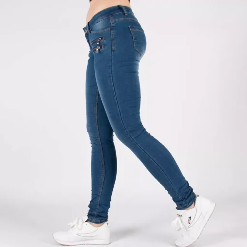 JEANS Farkut>Girl Vivi Low waist stretchfarkut sininen