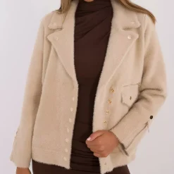 JEANS Takit></noscript>Hanoi Biker villaneuletakki beige