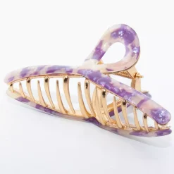JEANS Hiustarvikkeet>Helmiäishohtoinen hiusklipsi 11.5 cm violetti