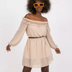 JEANS Minimekot>Italy Moda Ameline mekko vyöllä beige