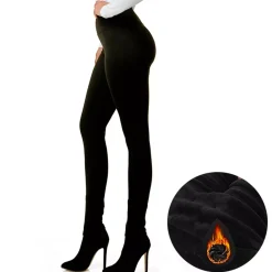 JEANS Leggingsit>Just Love Fleece lämpöleggingsit musta