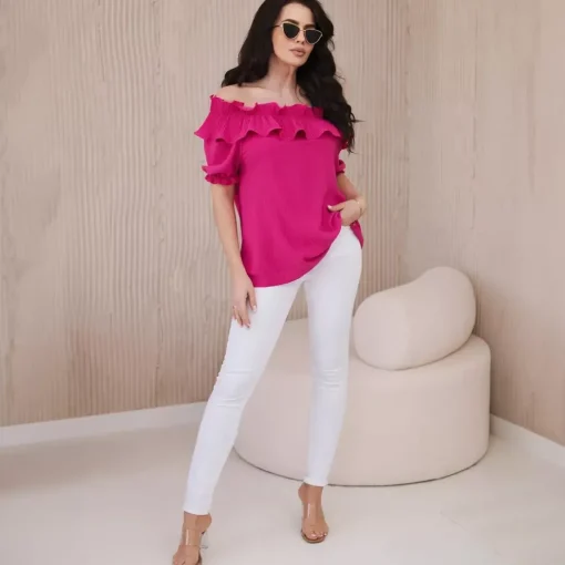 JEANS Lyhythihaiset Paidat Ja Topit>Kesi Amelia Spanish paita fuksia