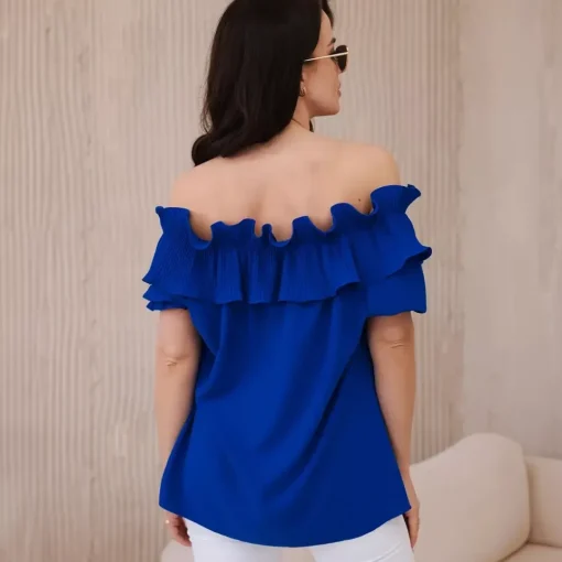 JEANS Lyhythihaiset Paidat Ja Topit>Kesi Amelia Spanish paita sininen