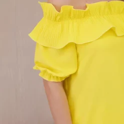 JEANS Lyhythihaiset Paidat Ja Topit></noscript>Kesi Amelia Spanish paita keltainen