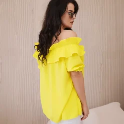 JEANS Lyhythihaiset Paidat Ja Topit></noscript>Kesi Amelia Spanish paita keltainen