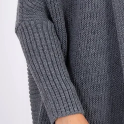 JEANS Neuleet></noscript>Kesi Anu neuletakki tummanharmaa