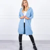 JEANS Neuleet>Kesi Basic neuletakki hupulla sky blue