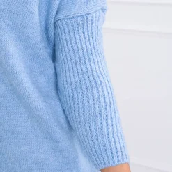 JEANS Neuleet></noscript>Kesi Basic neuletakki hupulla sky blue