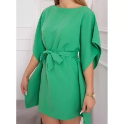 JEANS Minimekot></noscript>Kesi Batwing minimekko vihreä
