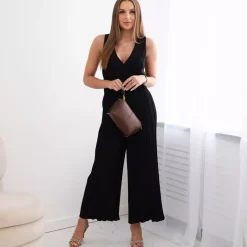 JEANS Jumpsuit-haalarit>Kesi Camilla jumpsuit vyöllä musta