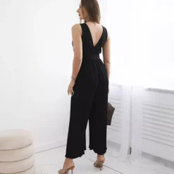 JEANS Jumpsuit-haalarit>Kesi Camilla jumpsuit vyöllä musta