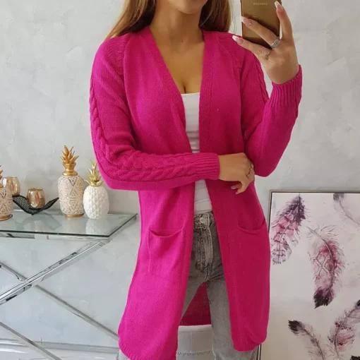 JEANS Neuleet>Kesi Donna neuletakki fuksia