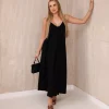 JEANS Midimekot | Minimekot>Kesi Joanna puuvillamekko musta