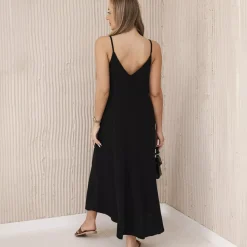 JEANS Midimekot | Minimekot></noscript>Kesi Joanna puuvillamekko musta
