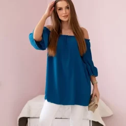 JEANS Lyhythihaiset Paidat Ja Topit>Kesi Kiira Spanish paita mariini