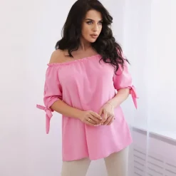 JEANS Lyhythihaiset Paidat Ja Topit>Kesi Lylah Spanish toppi baby pink