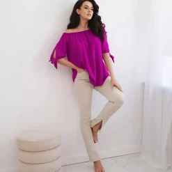 JEANS Lyhythihaiset Paidat Ja Topit>Kesi Lylah Spanish toppi magenta
