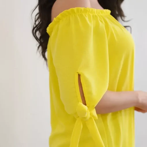 JEANS Lyhythihaiset Paidat Ja Topit>Kesi Lylah Spanish toppi keltainen
