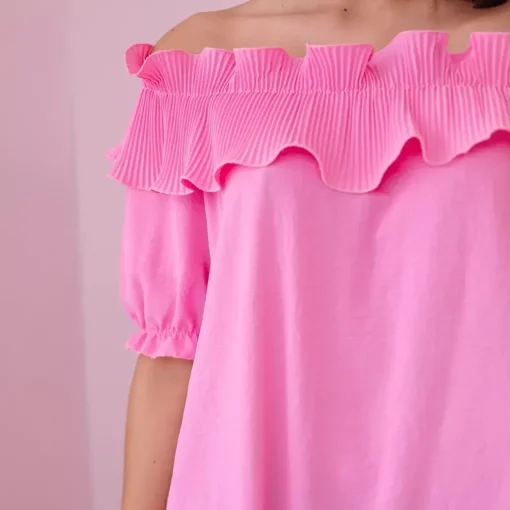 JEANS Minimekot>Kesi Lynet Spanish mekko baby pink