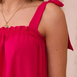JEANS Lyhythihaiset Paidat Ja Topit></noscript>Kesi Madison toppi fuksia