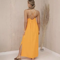 JEANS Maksimekot></noscript>Kesi Michel maksimekko oranssi