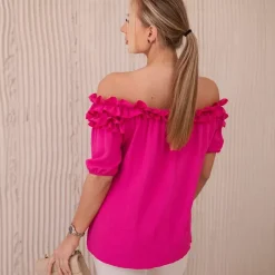 JEANS Lyhythihaiset Paidat Ja Topit></noscript>Kesi Nicole Spanish paita fuksia
