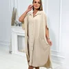 JEANS Pitkähihaiset Paidat | Minimekot>Kesi Olivia paitamekko beige