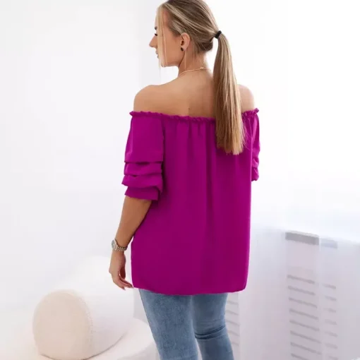 JEANS Lyhythihaiset Paidat Ja Topit>Kesi Raquell paita korulla magenta