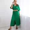 JEANS Maksimekot>Kesi Renya mekko vyöllä vihreä