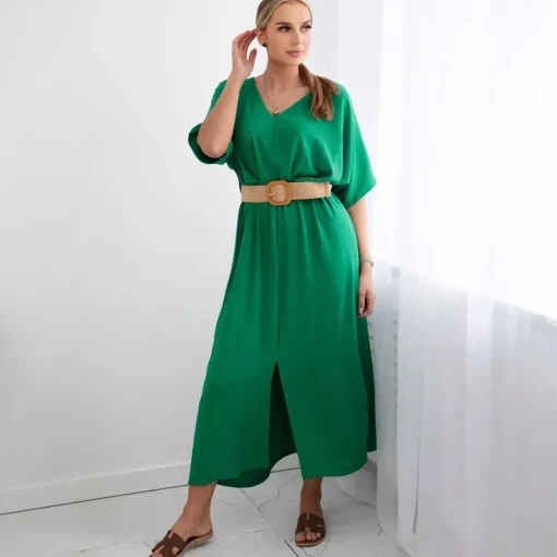 JEANS Maksimekot>Kesi Renya mekko vyöllä vihreä