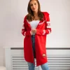 JEANS Takit>Kesi Sixth trikootakki hupulla punainen