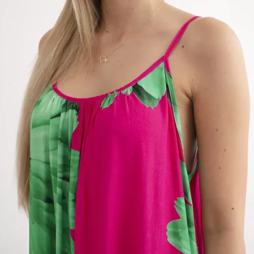 JEANS Maksimekot>Kesi Thema viskoosimekko fuksia