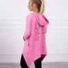 JEANS Hupparit>Kesi Wings hupullinen paita pinkki
