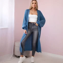 JEANS Neuleet>Kesi Xena neuletakki taskuilla denim
