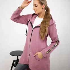 JEANS Takit>Kesi Zip Back hupparitakki vanha roosa