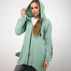 JEANS Takit>Kesi Zip Back hupparitakki minttu