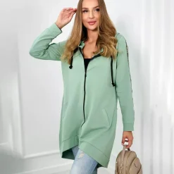 JEANS Takit>Kesi Zip Back hupparitakki minttu