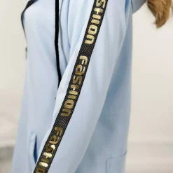 JEANS Takit></noscript>Kesi Zip Back hupparitakki baby blue