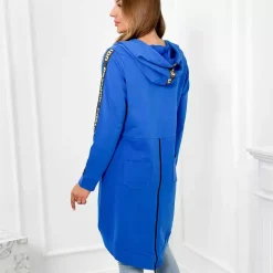 JEANS Takit></noscript>Kesi Zip Back hupparitakki sininen