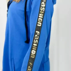 JEANS Takit></noscript>Kesi Zip Back hupparitakki sininen