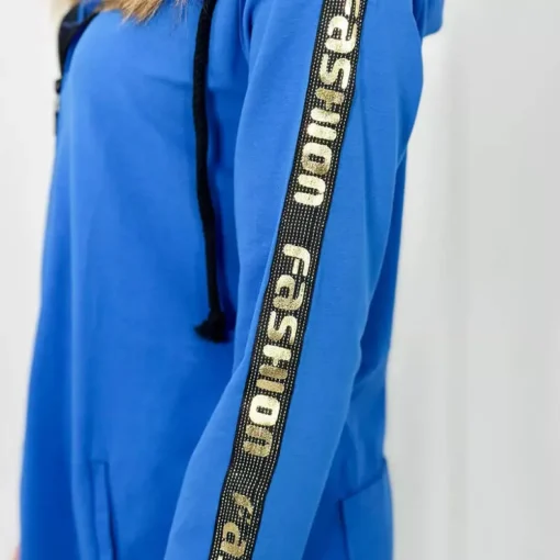 JEANS Takit>Kesi Zip Back hupparitakki sininen