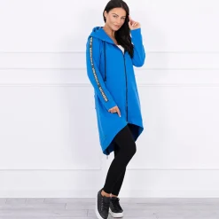 JEANS Takit></noscript>Kesi Zip Back hupparitakki sininen