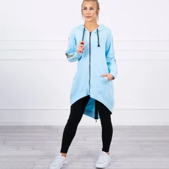 JEANS Takit></noscript>Kesi Zip Back hupparitakki baby blue
