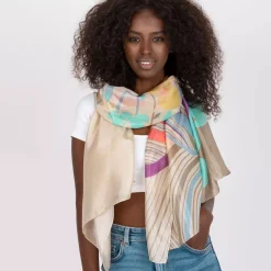 JEANS Huivit Ja Käsineet>Kuvioitu kaulahuivi beige