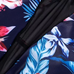 JEANS Uima-asut></noscript>Kuvioitu uimapuku meshilla sininen